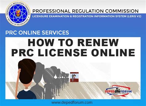 prc online services|How to get and renew PRC license online .